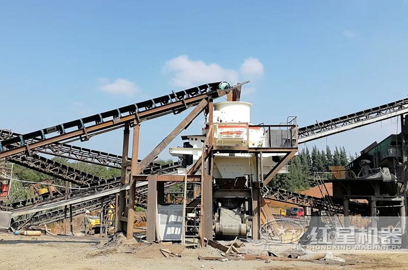 石頭制沙現場