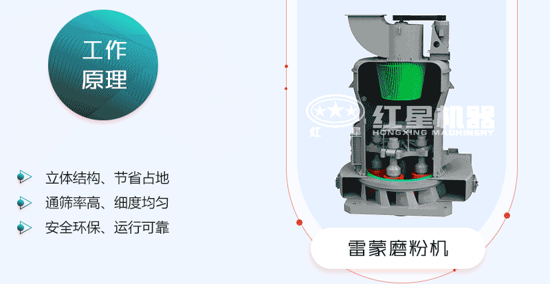 新式雷蒙磨粉機(jī)工作原理